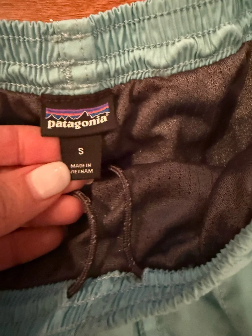 Patagonia Men’s Baggies Shorts Size Small Blue Swim Athletic Shorts